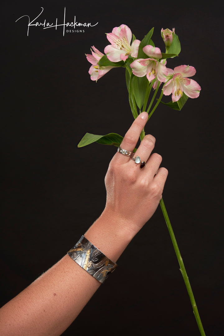 Mixed Metal Cuff Bracelet
