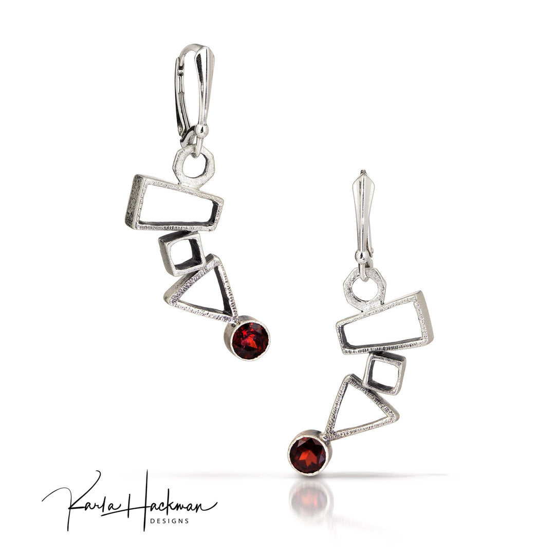 Geometric Shaped Earrings-Karla Hackman Designs