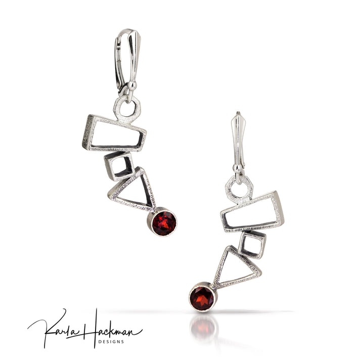 Geometric Shaped Earrings-Karla Hackman Designs