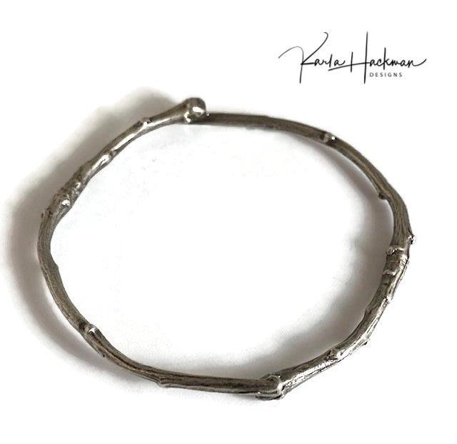 Single Branch Bangle-Size L - Karla Hackman Designs