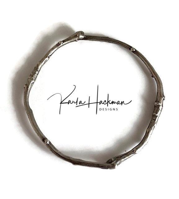 Single Branch Bangle-Size L - Karla Hackman Designs