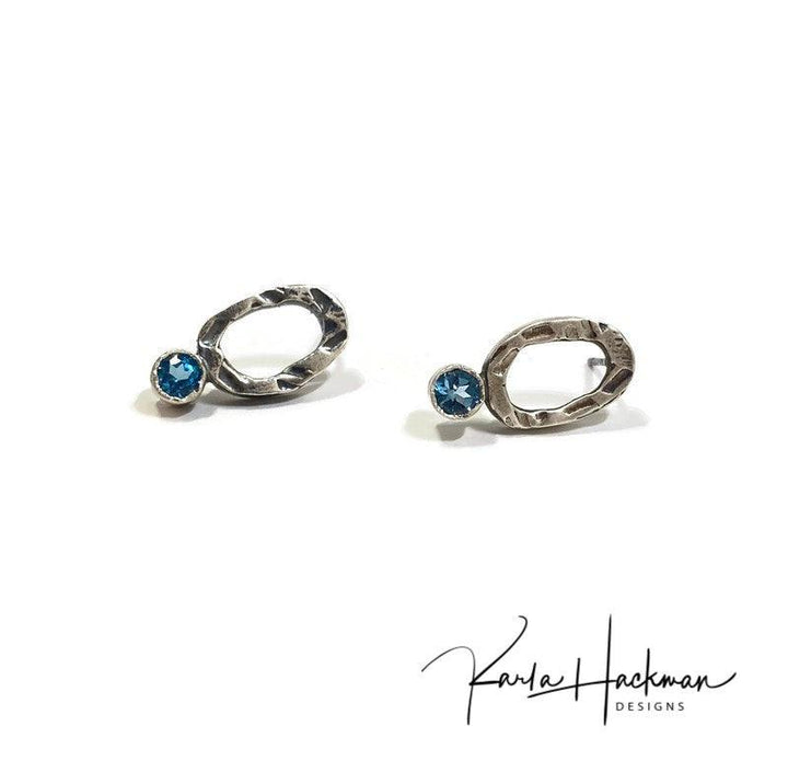 Oval Stud Earrings - Karla Hackman Designs