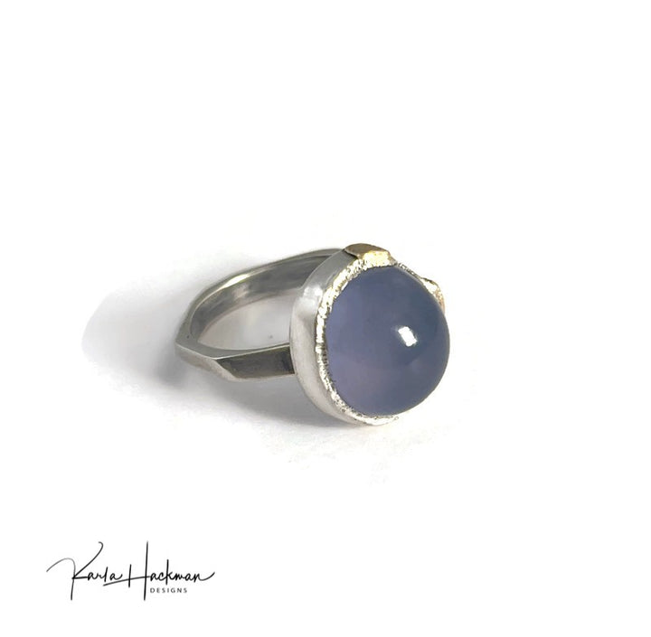 Oval Chalcedony Ring