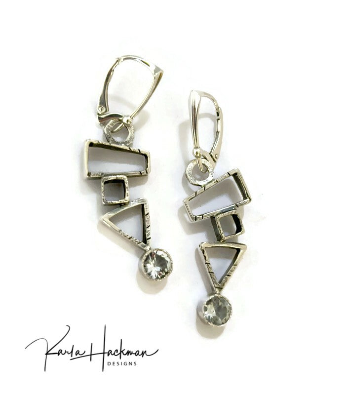 Geometric Shaped Earrings-Karla Hackman Designs