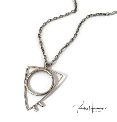 Pandemonium Triangle Pendant - Karla Hackman Designs