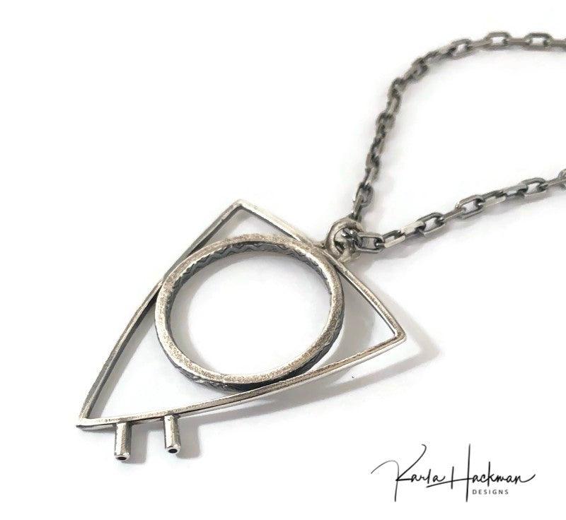 Pandemonium Triangle Pendant - Karla Hackman Designs